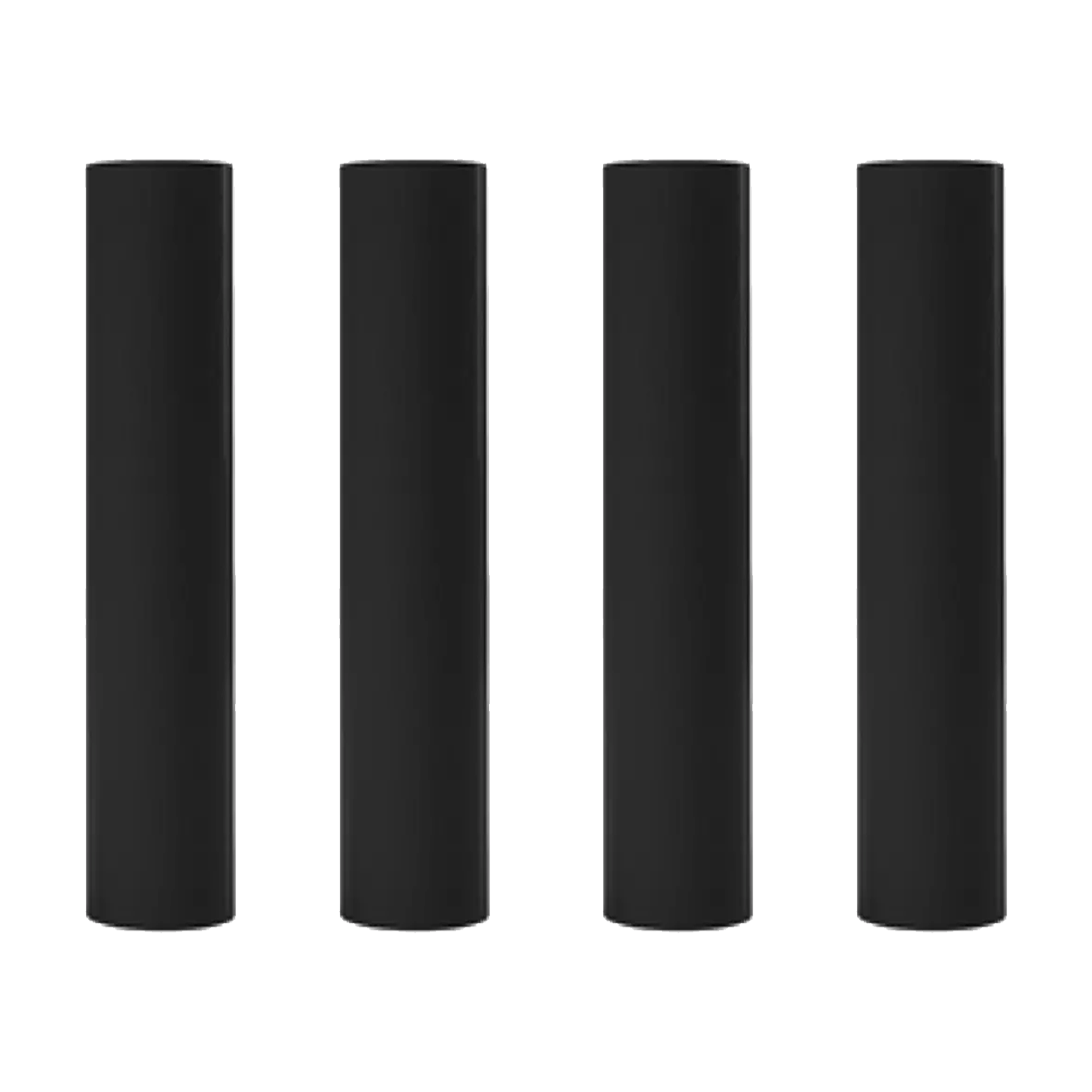 Bed legs round Hilding Anders 23 cm, Black