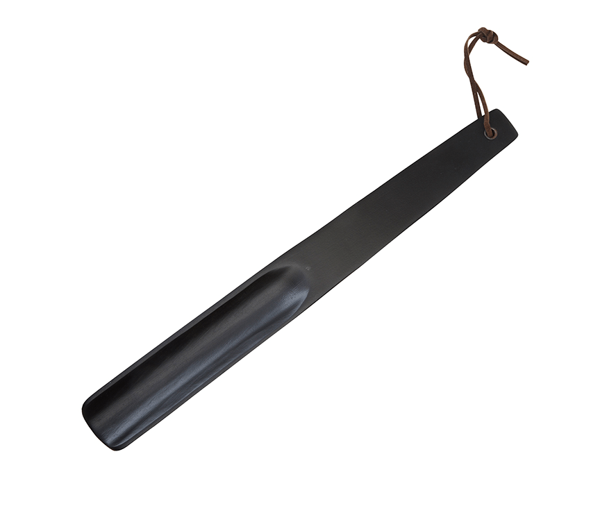 Shoehorn wood 30 cm, Black