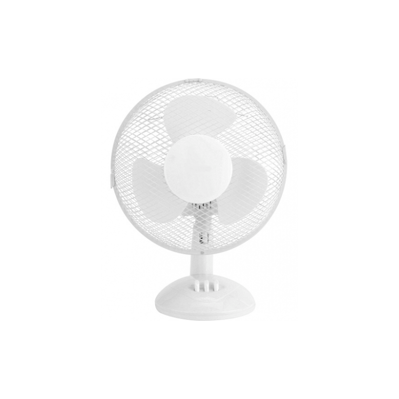 Fan table model 23 cm, White