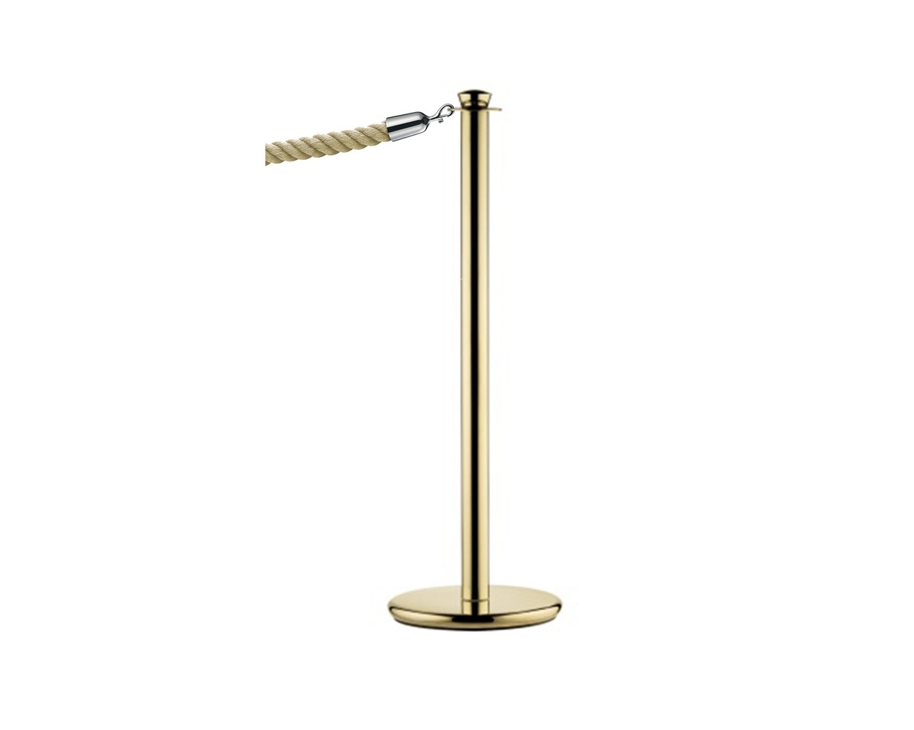 Avgränsningsstolpe Ascolia Luxor mässing