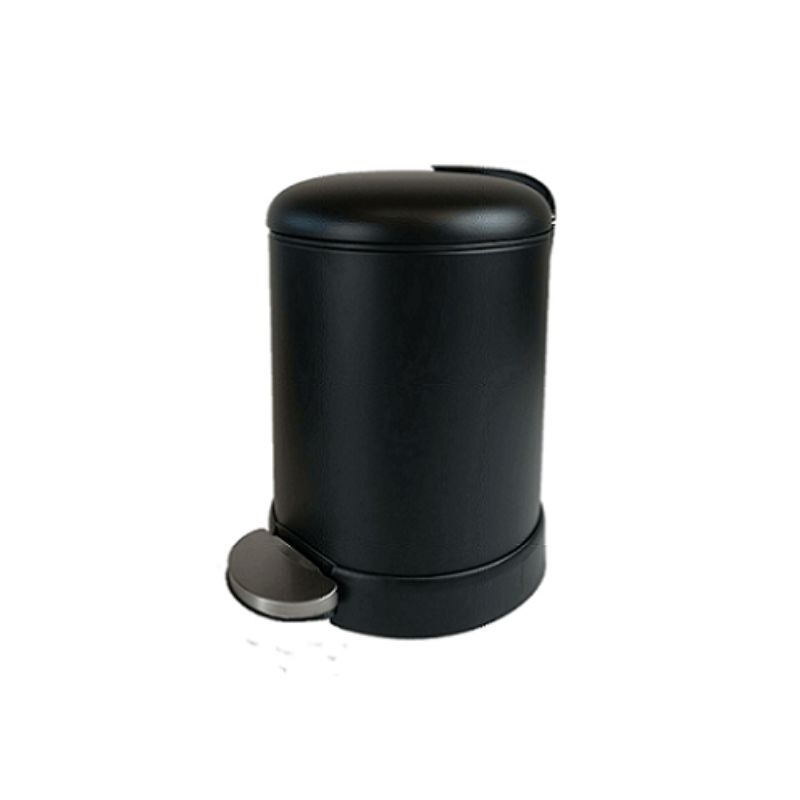 Pedal bin Dome Top 3 l, Black, fingerprint proof