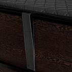 Extrasäng Edward Ritz - konstläder, extra fast madrass