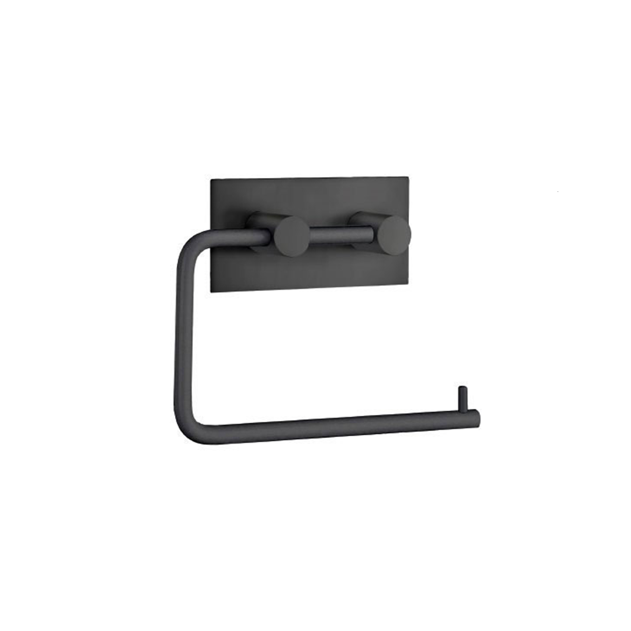 Toilet paper holder BB self-adhesive, Matte Black