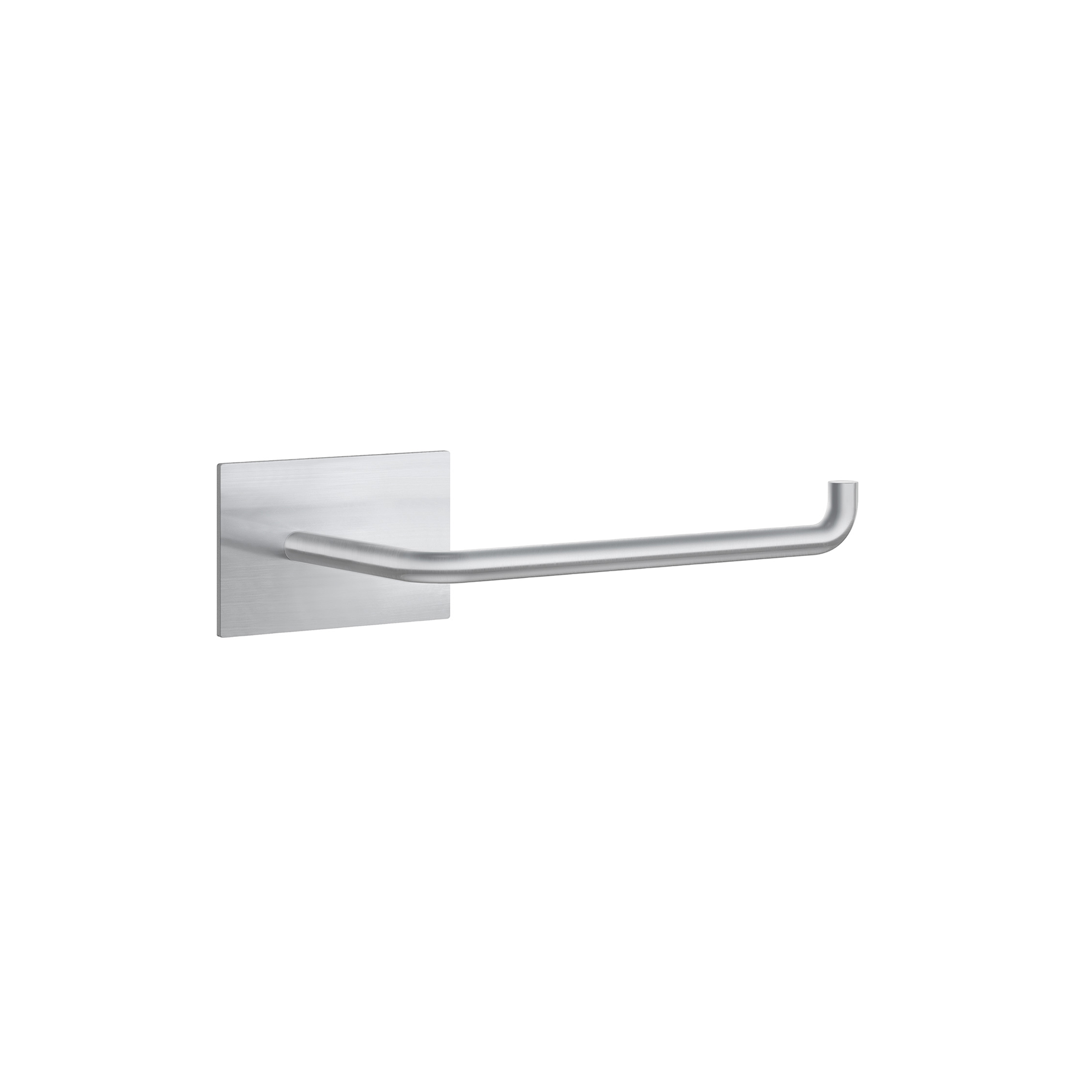 Toilet paper holder BB self-adhesive, Brushed Steel