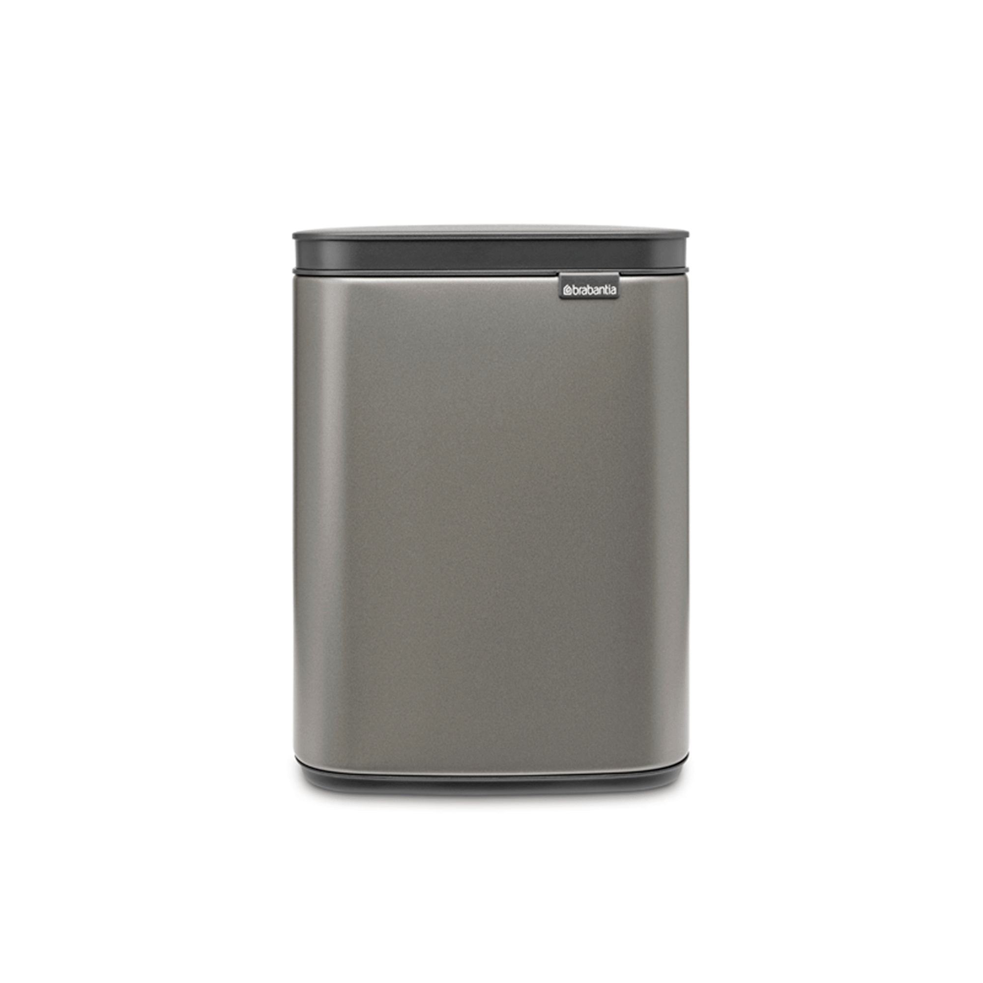 Papperskorg Brabantia Bo 4 l, Platinum. Kan väggmonteras