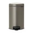 Pedalhink Brabantia Newicon 12 l, Platinum, fingerprint proof