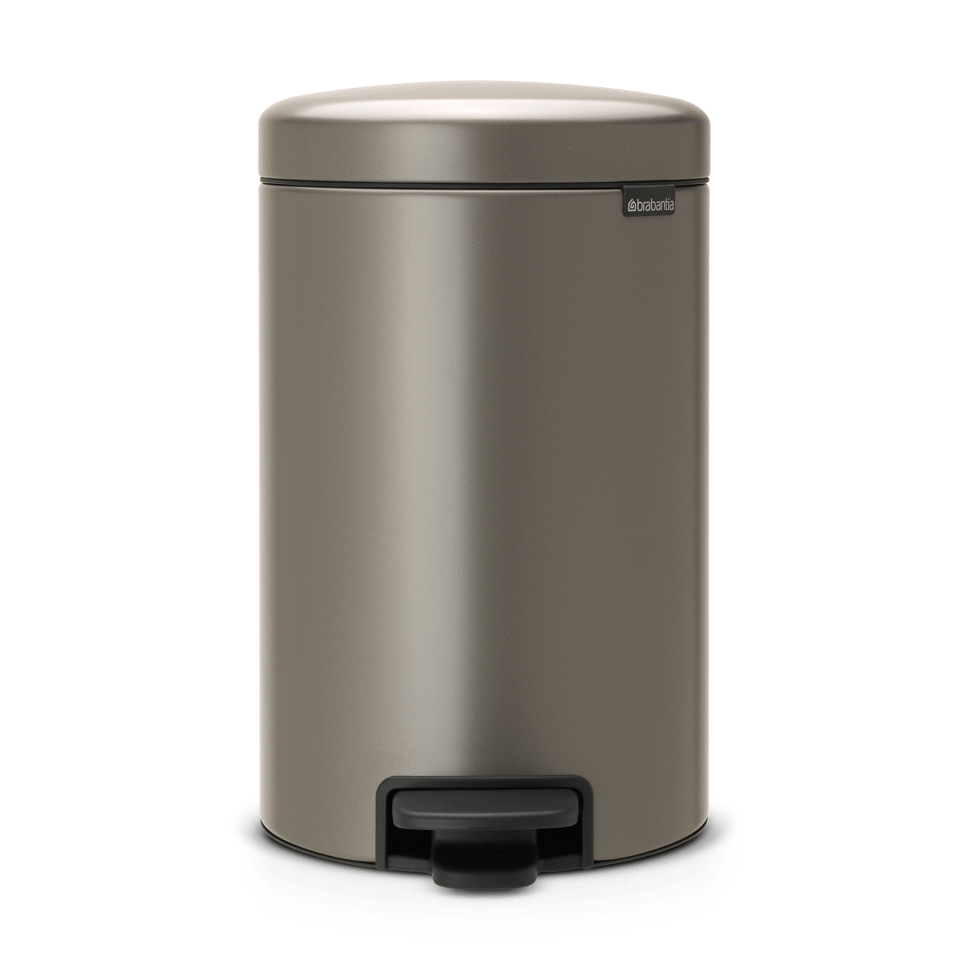 Pedalhink Brabantia Newicon 12 l, Platinum, fingerprint proof
