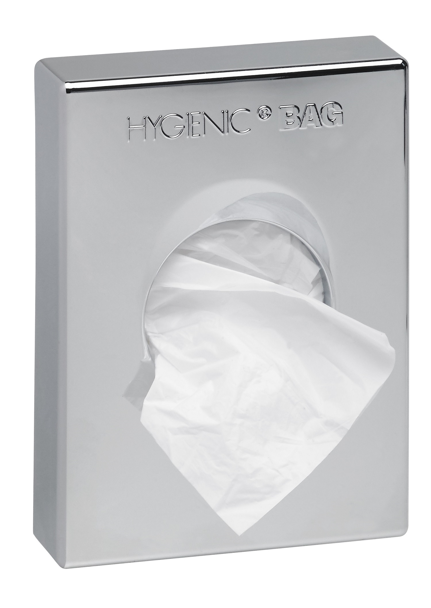 Dispenser sanitary bag, Chrome