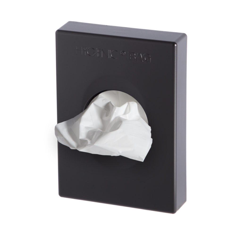 Dispenser sanitary bag, Matt black