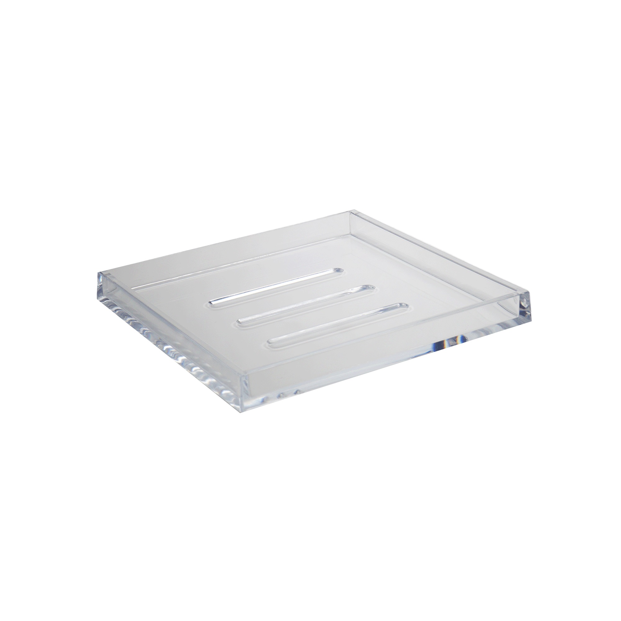Soap dish, Transparent