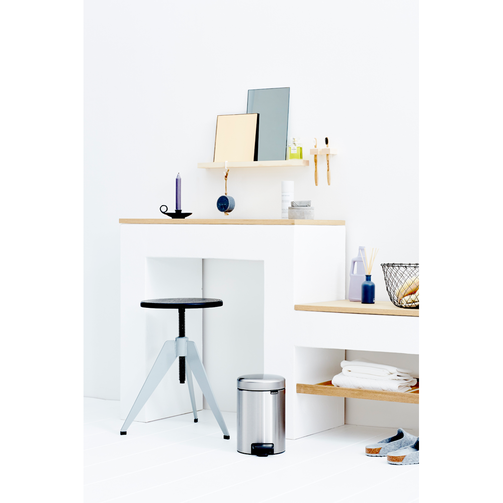 Pedalhink Brabantia Newicon 3 l, Matt Stål, fingerprint proof