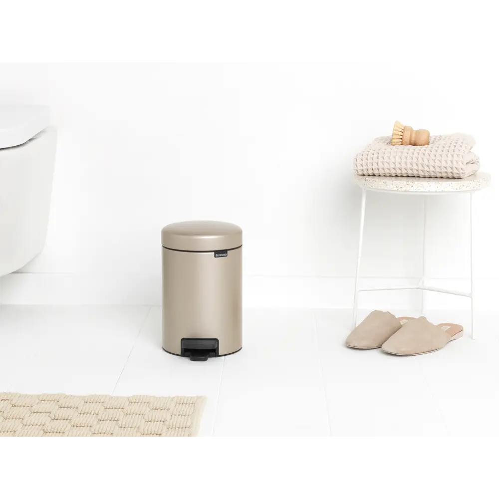 Pedalhink Brabantia Newicon 3 l, Metallic Guld