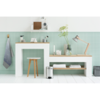 Pedalhink Brabantia Newicon 3 l, Krom, fingerprint proof