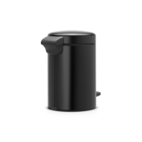 Pedalhink Brabantia Newicon 3 l, Matt Svart