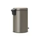 Pedalhink Brabantia Newicon 12 l, Platinum, fingerprint proof