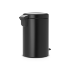 Pedalhink Brabantia Newicon 12 l, Matt Svart, fingerprint proof