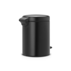 Pedalhink Brabantia Newicon 5 l, Matt Svart