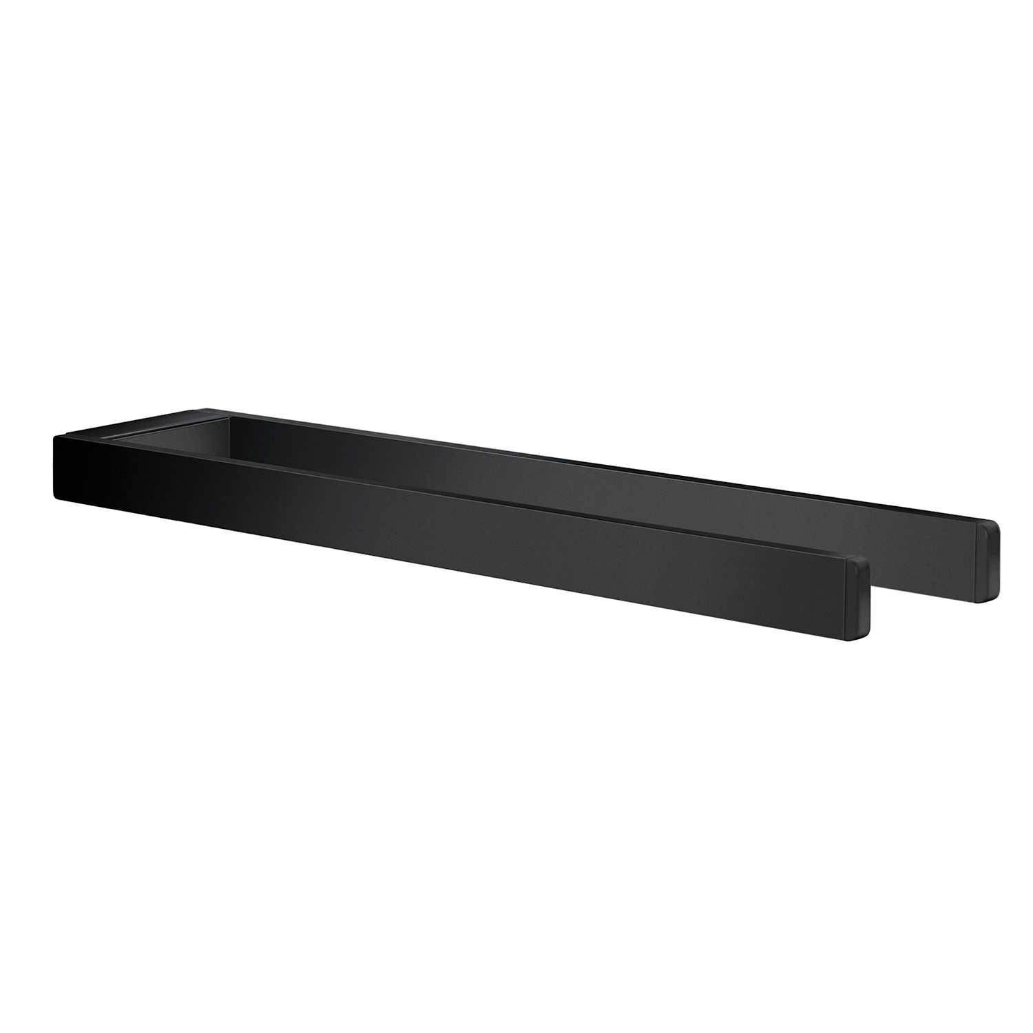 Handduksstång dubbel Smedbo, Matt Svart