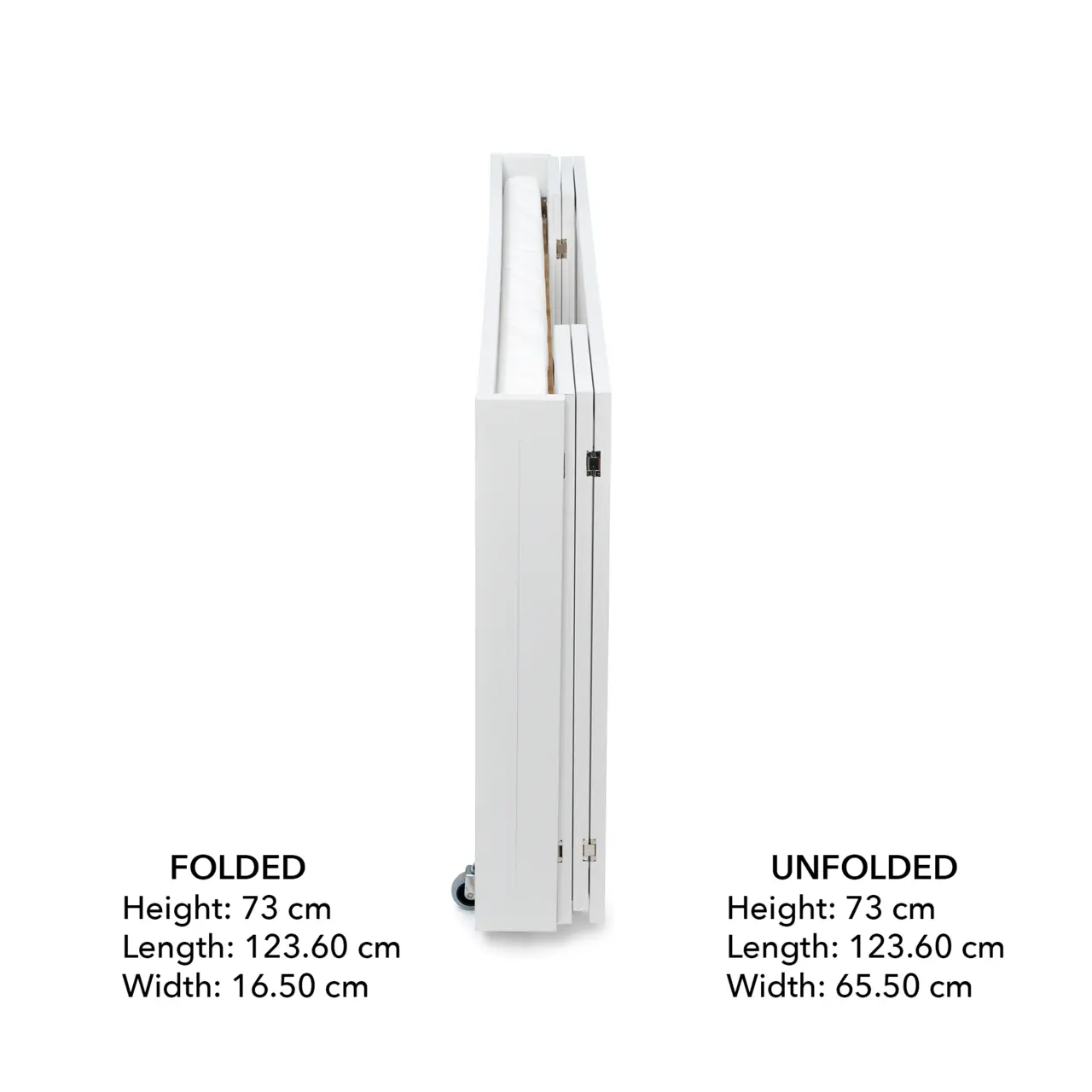 Barnsäng Edward, EU certifierad genom SP, Vit