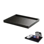 Tray PU-leather, 30x26 cm Black 