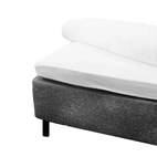 Formsytt dra-på-lakan, jersey stretch 105x200 cm, Vit