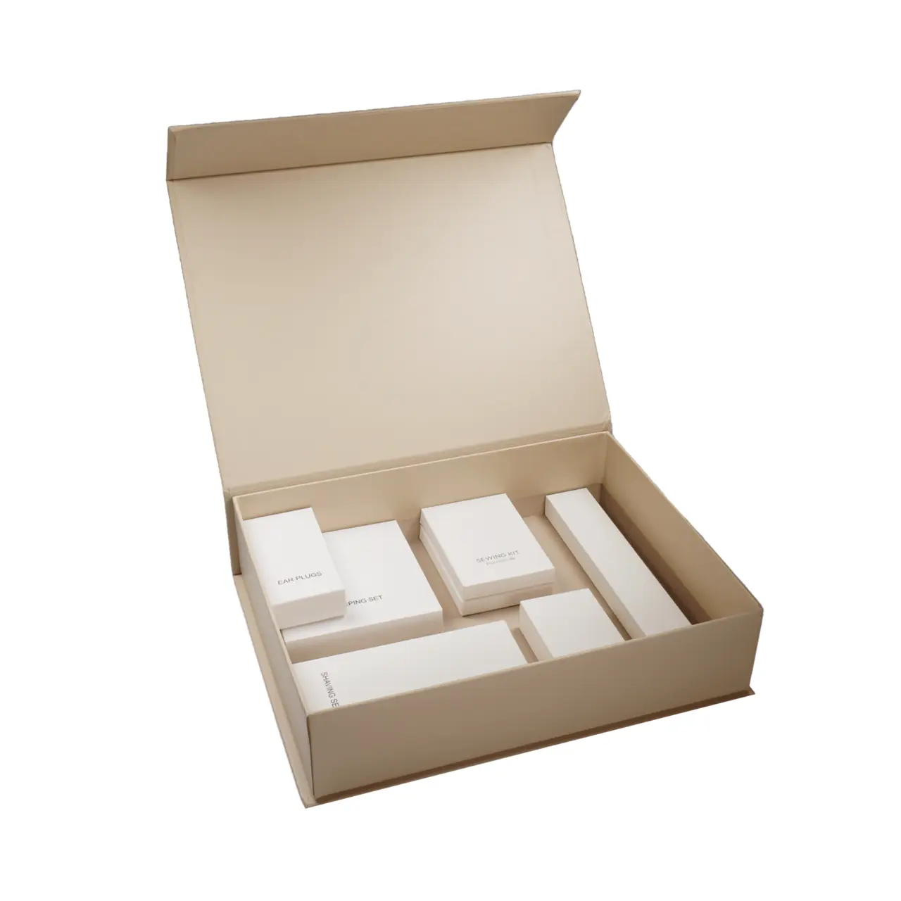 Presentation box for guest amenities