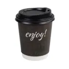 Lid toTake Away cup Enjoy! Black