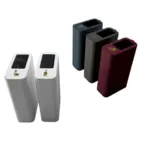 Waste sorting bin Drop top 62 l, Black