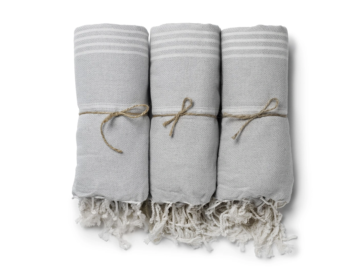 Towel Hammam 90x180 cm, Gray/white