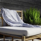 Towel Hammam 90x180 cm, Gray/white