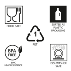 Vinglas PET 40 cl, värmetåligt