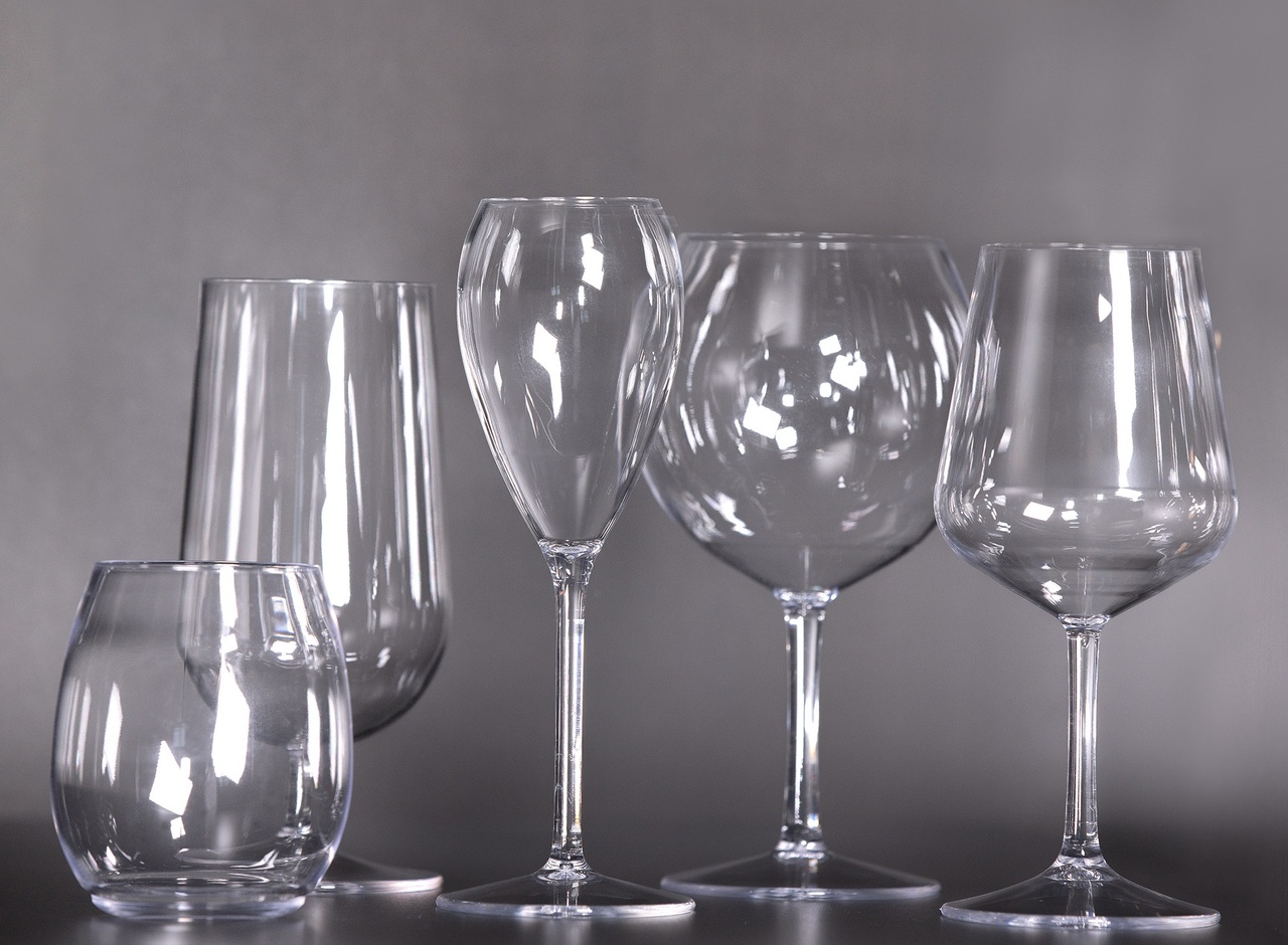 Vinglas PET 40 cl, värmetåligt