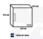 Minibar Edward Peltier 30 l, Svart